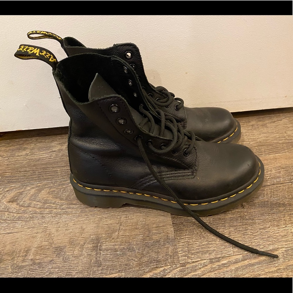 Soft leather doc martens